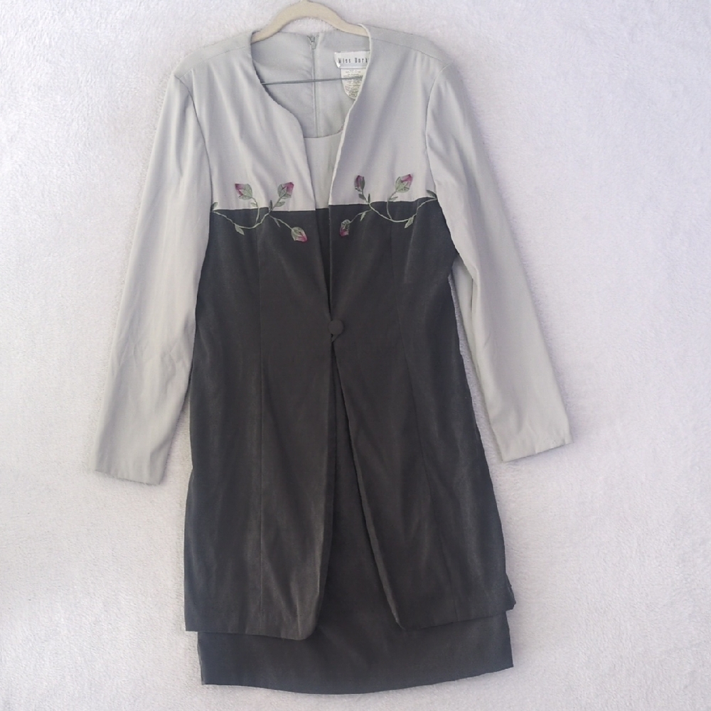 Miss Dorby Womens Vintage Grandmacore Business Dress Size 10‎
